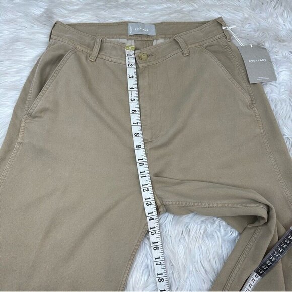 Everlane Women’s NWT Dark‎ Khaki The Relaxed Chino Lyocell Trouser 4/W28/L28.75 - Picture 11 of 13